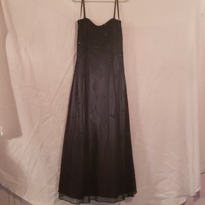 Blue Ombre Formal Beaded